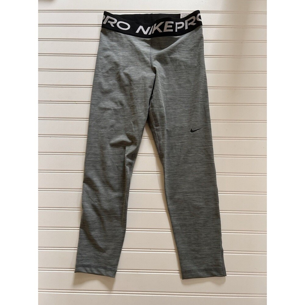 Nike Pro 365 Women's Mid-Rise Cropped Mesh-Panel LeggingsStyle Code: CZ9803-084M - Picture 1 of 9